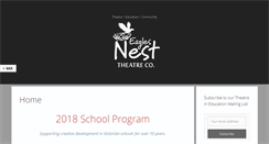 Desktop Screenshot of eaglesnesttheatre.com